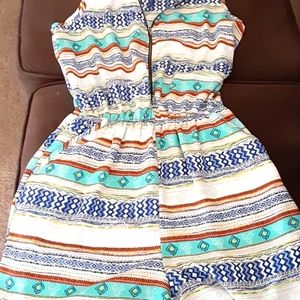Printed cookout romper